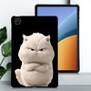 Funda de TPU con diseño ilustrado para Xiaomi Redmi Pad 2 9.7 (2026) – Gato gordo blanco