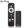 Mini TV Stick HD HS86 T1 Android 14 con control remoto, 2 GB + 16 GB, procesador RK3518 Cortex-A53 de cuatro núcleos, enchufe: enchufe australiano (negro).