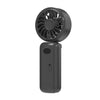 Mini ventilador plegable con clip para paraguas, recargable, para exteriores (gris)