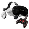 VR SHINECON G18EB Auriculares Bluetooth Edición Gafas de realidad virtual 3D para teléfonos de 4,7 a 7,0 pulgadas, Modelo: G18EB+c8s con soporte