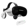 VR SHINECON G18EB Auriculares Bluetooth Edición Gafas de realidad virtual 3D para teléfonos de 4,7 a 7,0 pulgadas, Modelo: G18EB+Y1 Blanco