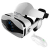 Gafas de realidad virtual FIIT VR 5F con auriculares para teléfonos de 4,0 a 6,3 pulgadas, modelo: 5F+Y1 blanco.