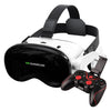 Gafas de realidad virtual 3D VR SHINECON G18E (Edición con auriculares) para teléfonos de 4,7 a 7,0 pulgadas, modelo: G18E+C8S con soporte.