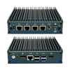 Mini PC industrial Intel N100 de 12.ª generación con puertos de red multipuerto, tipo: sin memoria
