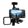 Soporte de pinza para teléfono de liberación rápida 2 en 1 para Insta360 X6 (negro)