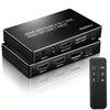 Conmutador divisor HDMI 4x1 NK-666 4K/60Hz con control remoto (negro)