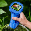 Microscopio digital portátil para niños con aumento de 1000x y pantalla IPS de 2,4 pulgadas (azul)