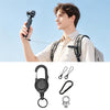 Clip retráctil magnético para mochila Xasurg para Insta360 Luna, DJI Pocket 4P / 4 / 3 (Negro)