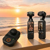Control remoto inalámbrico Bluetooth Xasurg para DJI Osmo Pocket 4P / 4 / 3 (Negro)
