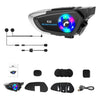Auriculares Bluetooth impermeables para casco de motocicleta X10, estilo: negro 2 en 1