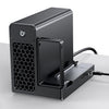 Base de expansión gráfica GPD G2 con interfaz MCIO 8i de alta velocidad (10 Gbps) y hub USB4; enchufe tipo UE (negro)