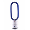 Ventilador sin hojas eléctrico del escritorio de control remoto de la cabeza agitadora silenciosa del hogar de 16 pulgadas (azul)