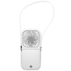 F20 galvanoplastia ventilador portátil de escritorio portátil plegable mute USB cuello de colgante ventilador (blanco)