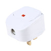 Adaptador de enchufe de pared 13A con interruptor de encendido/apagado y fusible (enchufe del Reino Unido)