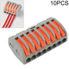 Conector de cableado arquitectónico de la serie PCT de 8 puertos de 10 Uds.