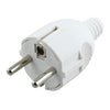 Enchufe de alimentación tripolar de cableado lateral, enchufe de la UE