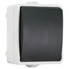 Interruptor de control único para baño de cocina impermeable IP44, enchufe de la UE