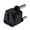 Enchufe universal portátil para cargador de viaje con adaptador de corriente de Sudáfrica (grande) (negro)