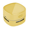 4W Hardcover Estilo recargable Portátil Handheld Mini Mini Desktop Aspiradora (Amarillo)