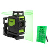 901CG H360 grados / V130 grados Nivel láser que cubre paredes y pisos 5 líneas Green Beam IP54 a prueba de agua / polvo (verde)