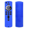 Cubierta de control remoto de silicona lavable con textura antideslizante para el control remoto de Amazon Fire TV (azul)