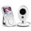 VB605 2.4 pulgadas LCD 2.4GHz Cámara de vigilancia inalámbrica Monitor de bebé, Soporte de conversación bidireccional, Visión nocturna (Blanco)