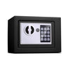 17E Home Mini Caja de bloqueo de seguridad electrónica Caja de seguridad para gabinete de pared sin función de monedas (Negro obsidiana)