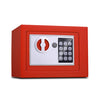 17E Home Mini Caja de bloqueo de seguridad electrónica Caja de seguridad de gabinete de pared sin función de monedas (rojo)
