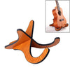 Soporte vertical plegable para ukelele, violín, cítara de madera