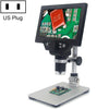 Microscopio electrónico portátil del soporte de escritorio digital 1200X de la pantalla LCD de 7 pulgadas G1200, enchufe de EE.