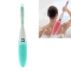 CNaier AE-8381 Cepillo corporal de baño de masaje eléctrico de silicona con vibración impermeable para el hogar (verde)