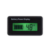 H5 12V-48V Batería de plomo-ácido Testador de voltaje porcentaje de voltímetro de voltímetro Monitor de estado de batería de litio (luz verde)