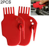 2 PCS Universal Sweeping Robot Accesorios Limpiador de cepillo plano para iRobot Roomba