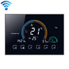BHT-8000-GALW Control Calefacción de agua Ahorro de energía y respetuoso con el medio ambiente Smart Home Pantalla negativa Pantalla LCD Termostato de habitación redonda con WiFi (Negro)
