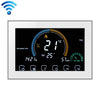 BHT-8000-GALW Control Calefacción de agua Ahorro de energía y respetuoso con el medio ambiente Smart Home Pantalla negativa Pantalla LCD Termostato de habitación redondo con WiFi (Blanco)