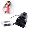 Mini ventilador de cintura portátil Ventilador de refrigeración USB Skin Cooler (Negro)