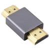 Adaptador HDMI macho a masculino chapado en oro