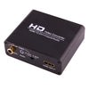 NEWKENG X5 HDMI a DVI con convertidor de vídeo de salida coaxial de audio de 3,5 mm, enchufe de la UE