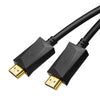 ROCKETEK HDMI01Y-2 HDMI 2.0 4K 30Hz 3D HD Conector enchapado en oro Cable HDMI para todos los dispositivos HDMI, Longitud: 2 m