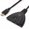 3 en 1 Entrada HDMI 4K x 2K HDTV Adaptador de conmutador Pigtail Divisor HDMI