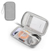 Bolsa de almacenamiento de organizador electrónico de Haweel para teléfonos celulares, banco de energía, cables, mouse, auriculares (gris)