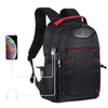 HAWEEL Mochila para portátil de doble hombro, plegable, extraíble para exteriores, portátil, negro