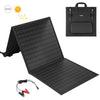 Bolsa plegable del cargador de panel solar plegable de Haweel 60W (negro)