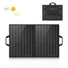 HAWEEL 50W Cargador de panel solar plegable Bolsa plegable de viaje (Negro)