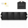 HAWEEL 100W Cargador de panel solar plegable Bolsa plegable de viaje (Negro)