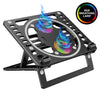 Soporte de escritorio para enfriador de computadora portátil RGB para juegos
