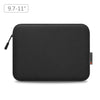 Bolsa de maletas de la manga de tableta de 11 pulgadas de 11 pulgadas para tabletas de 9.7-11.0 pulgadas (negro)