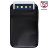 Estuche de bloqueo de señal antirradiación para teléfono celular, tamaño: 28 cm x 22,7 cm (negro)