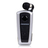 FineBlue F910 CSR4.1 Llamador de cable retráctil Recordatorio de vibración antirrobo auriculares (plata)