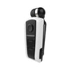 FineBlue F910 CSR4.1 Llamador de cable retráctil Recordatorio de vibración antirrobo auriculares (blanco)